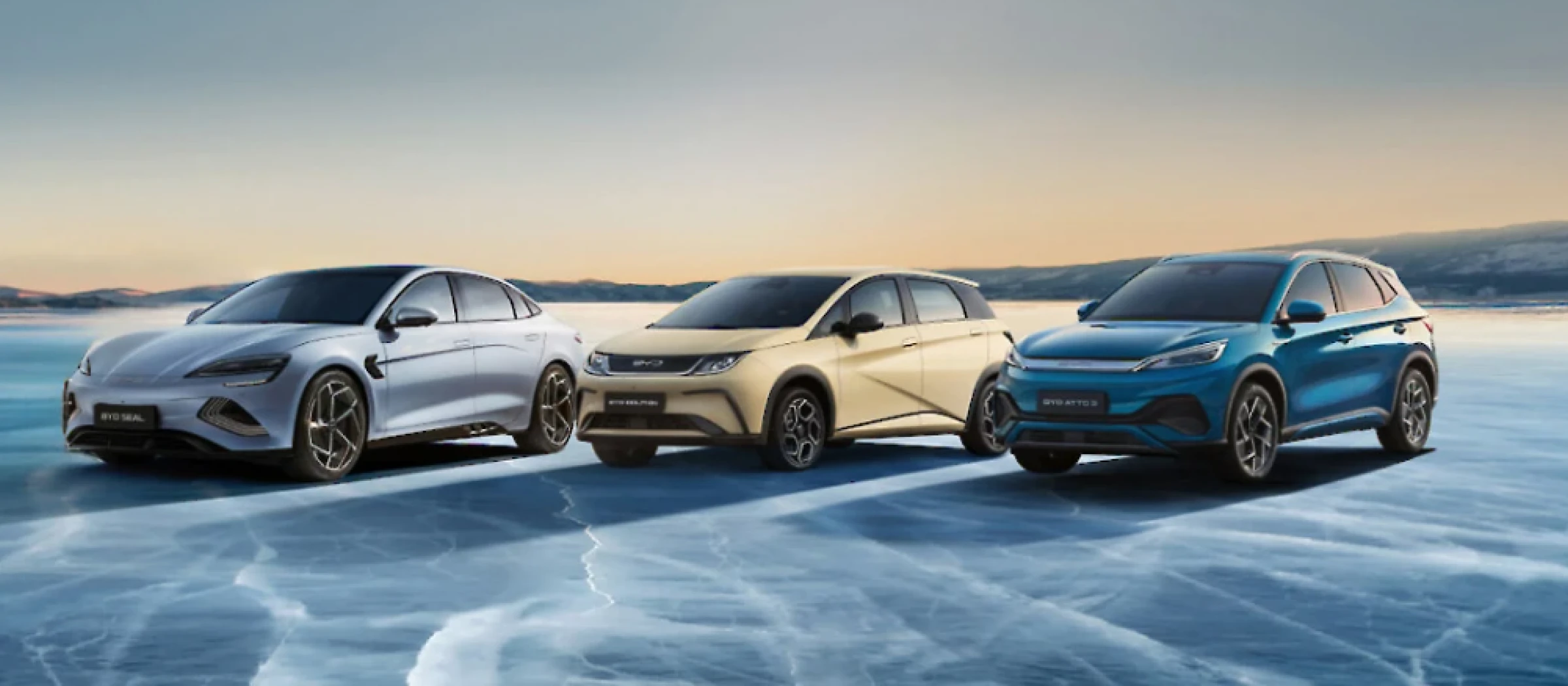 BYD több modell egymás mellett