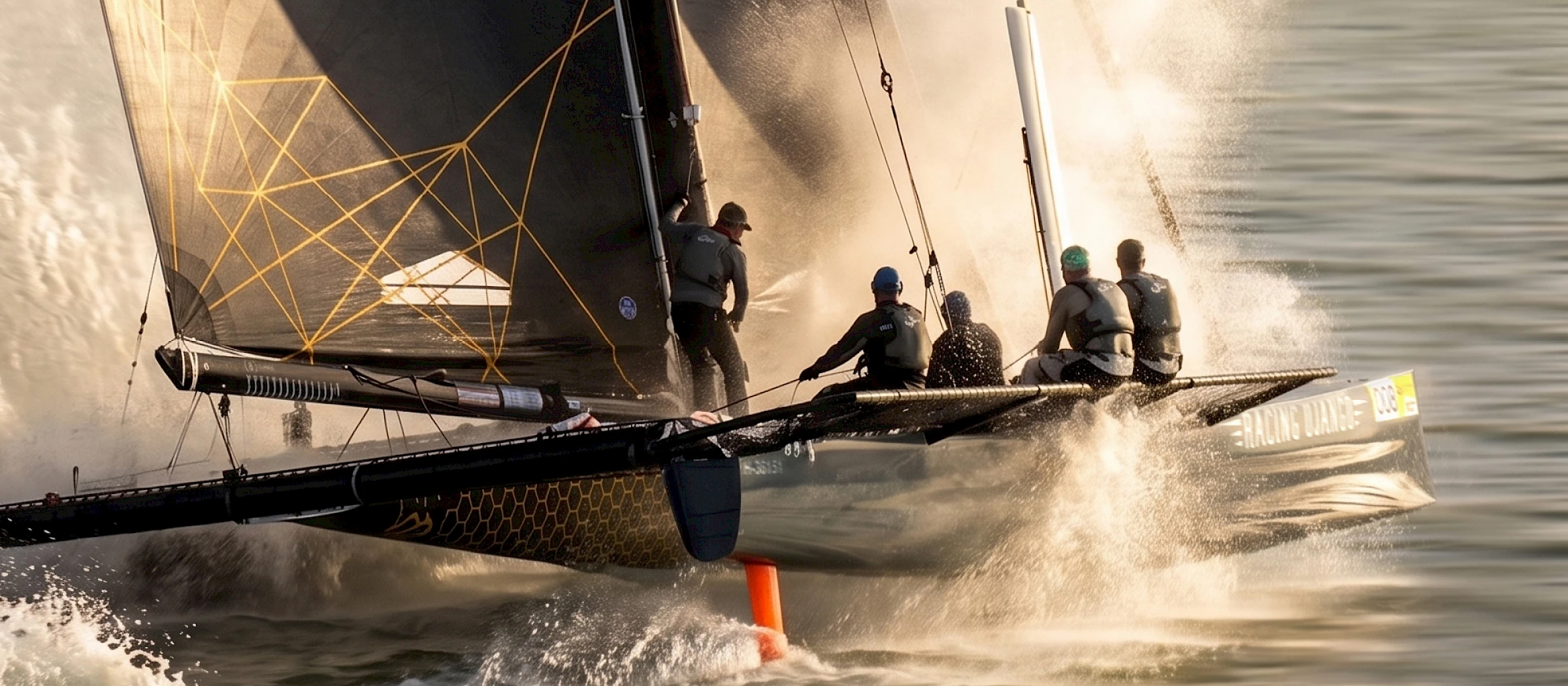 vitorlás hajó a Balatonon