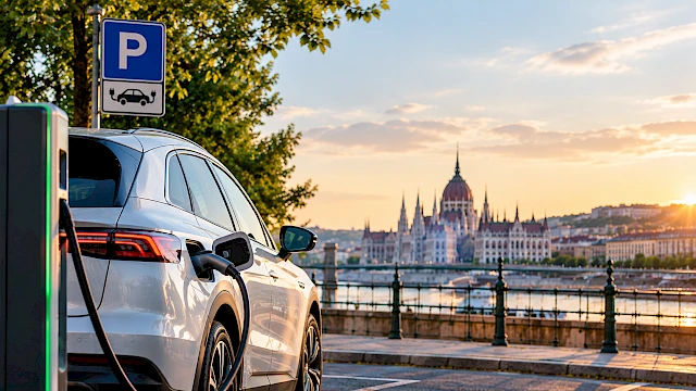 Zöld rendszámos autók parkolása